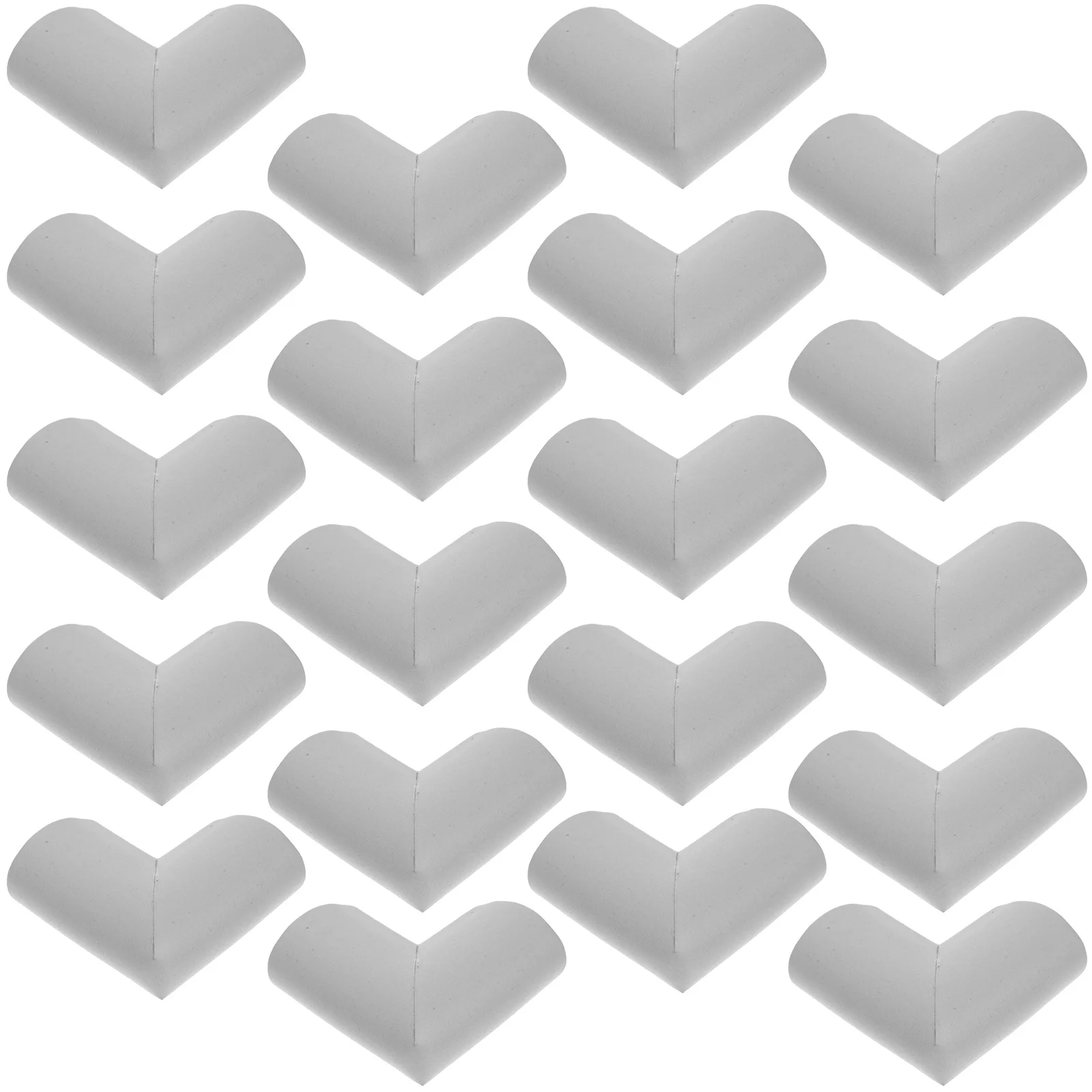 24 protectores de esquinas para marcos de fotos, protectores de bordes de embalaje, esquinas protectoras absorbentes de golpes Nbr para envío de imágenes artísticas