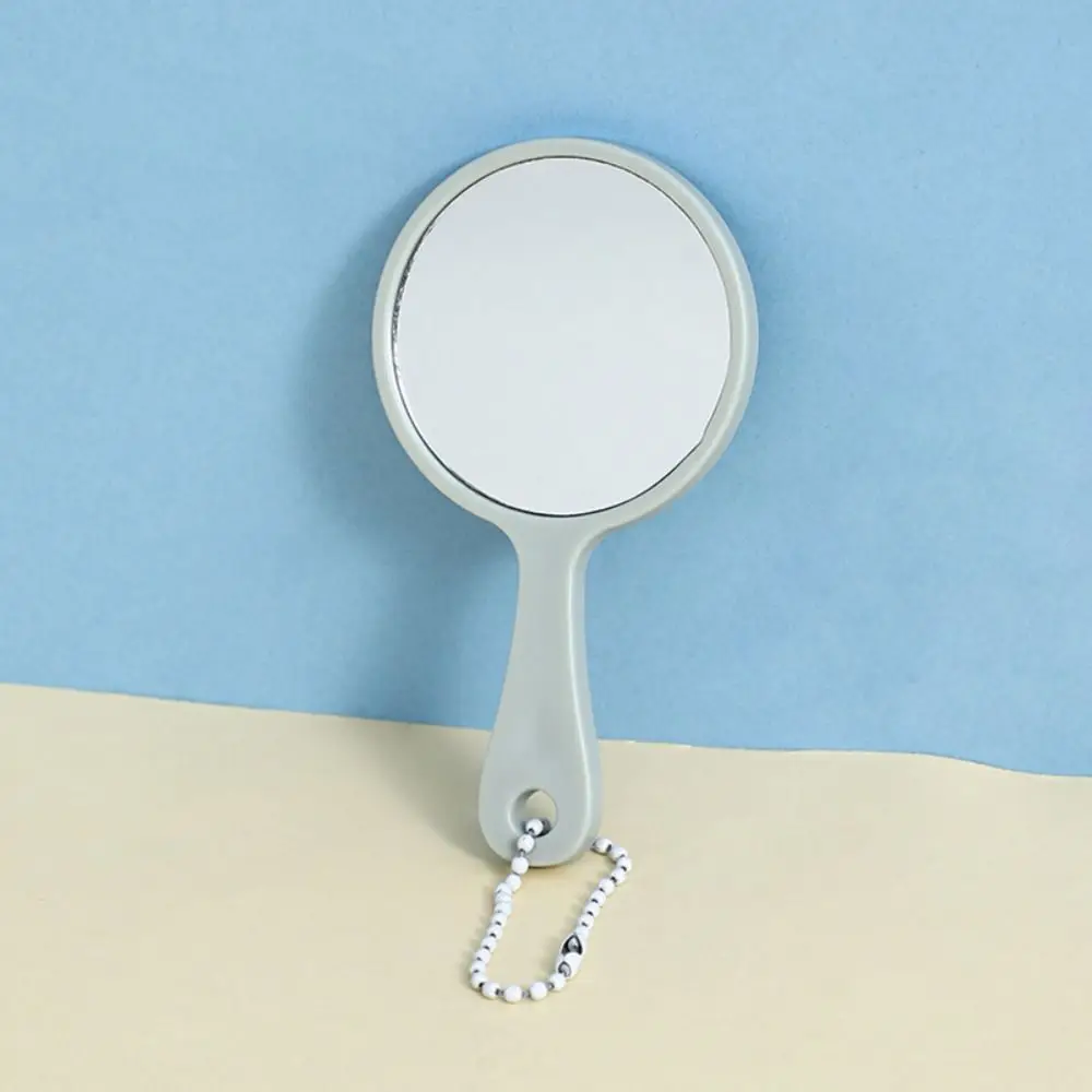 Hängender kompakter Spiegel mit Schlüsselanhänger, Spiegelanhänger, Schlüsselanhänger-Charms, Reisespiegel, hochauflösender einseitiger Taschenspiegel für Mädchen