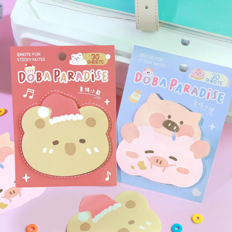 Tearable and Sticky Sticky Notes, Cute and Fun Animal Memo Notes