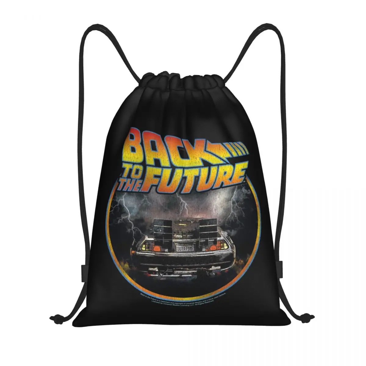 

Фильмы гоночные автомобили обратно в будущее сумка на шнурке для женщин и мужчин портативный спортивный рюкзак для спортзала тренировочные рюкзаки для хранения
