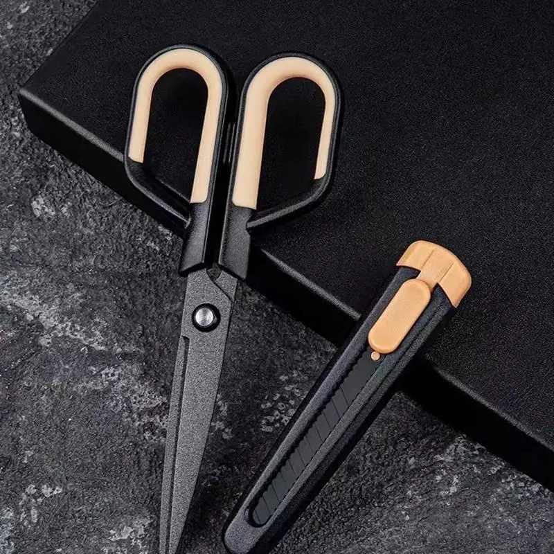 Scissors All Purpose Sewing Cutter House Scissors Desk Scissors 2 In 1 Cutting Tool Multipurpose Scissors Comfort Grip For Home