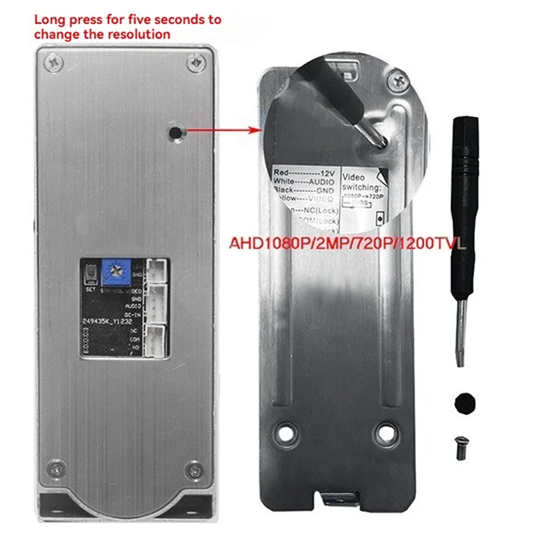 ABNO-วิดีโอ Doorbell Apartment Intercom 7In Full Touch Monitor ระบบ TUYA Wifi Home Video Intercom ประตูโทรศัพท์ชุด