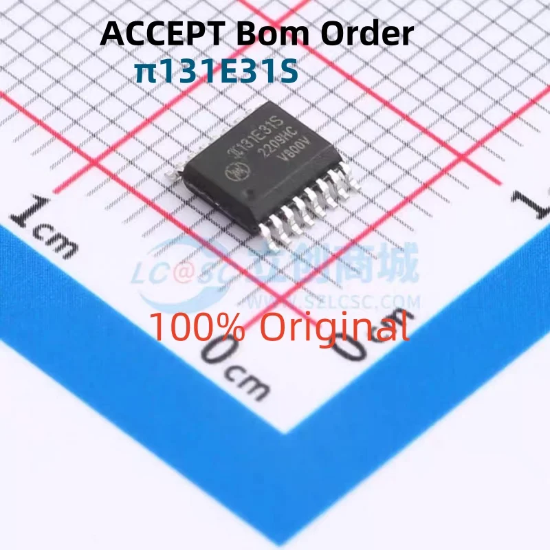 

5Pcs 100% New π131E31S π141E31S π140E31S SSOP-16 π131U60R SSOIC-10 Brand New Original Chips Ic