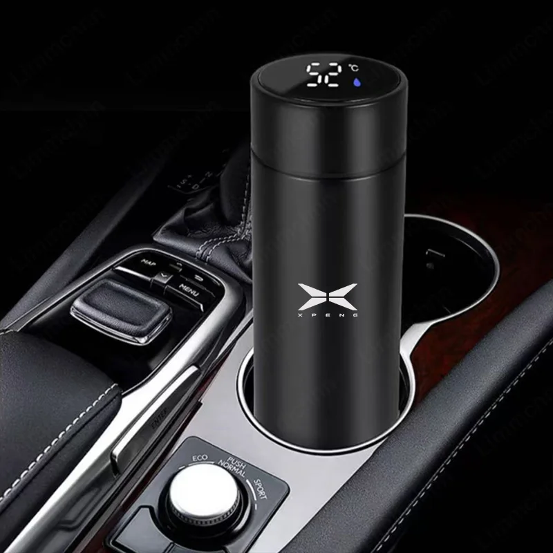 For xpeng G3 xpeng G3i xpeng G6 xpeng G9 P5 xpeng P7 xpeng P7i X9 N5 Stainless Steel Thermos Cup Smart Display Vacuum Water Cup