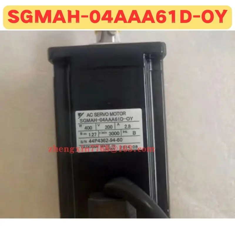 

Used Servo Motor SGMAH-04AAA61D-OY SGMAH 04AAA61D OY Normal Function Tested OK