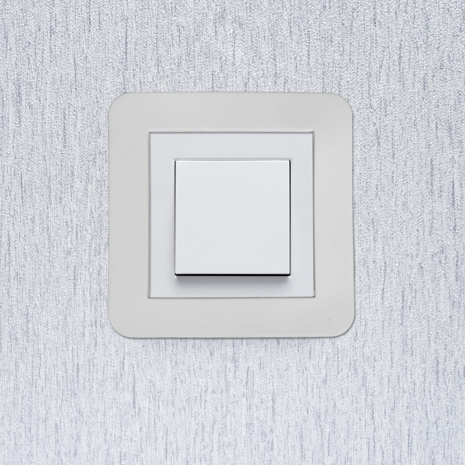 

2 Pcs Outlet Covers Switch Electric Rocker Arm Socket Light Wall Plate for Walls White Electrical