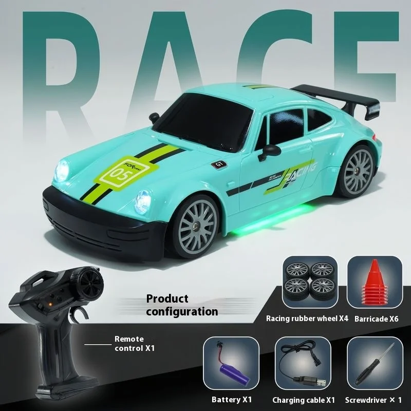 Rc1:20 Four-Wheel Drive Remote Control Drifting Car Light Flick Stunt High-Speed Remote Control Model Children'S Toy