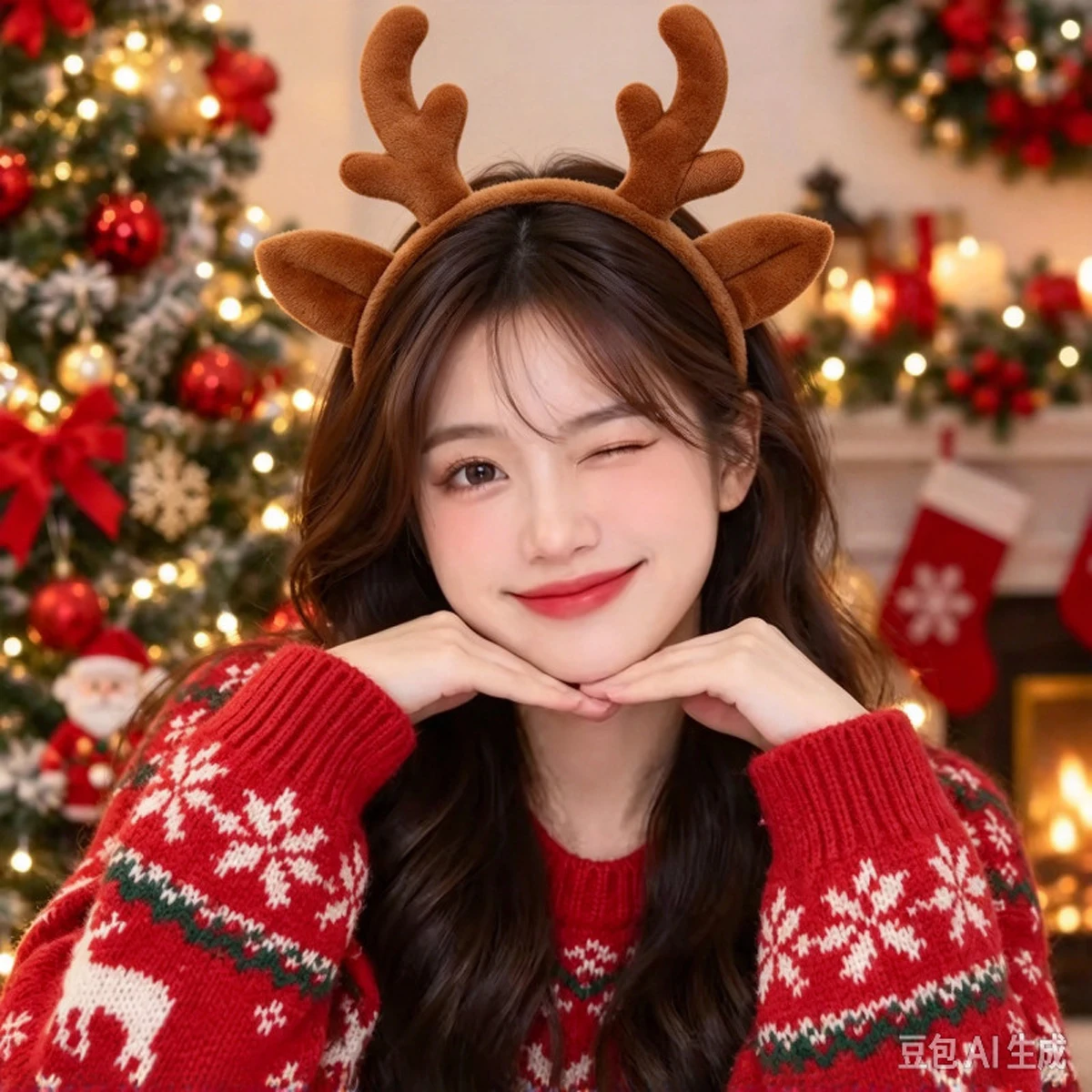 1/2/3PCS Christmas Plush Reind - đánh giá và giá Reindeer Antlers Headband
