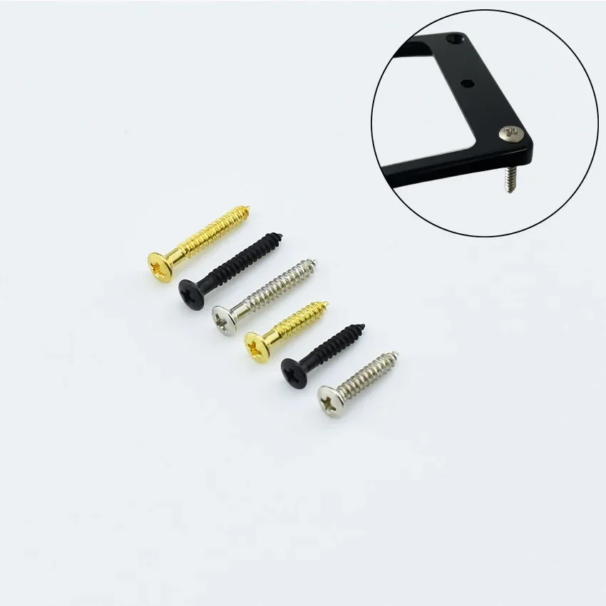 Tornillo de marco de montaje de pastilla Humbucker, tornillos de anillo para guitarra eléctrica, hecho en Corea, nuevo, 8 piezas
