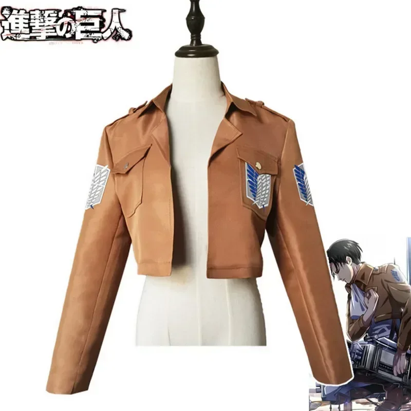 Japanese Anime Attack on Titan Jacket Shingeki no Kyojin jacket Legion Cosplay Costume Yellow Coat Halloween Costumes Men Women