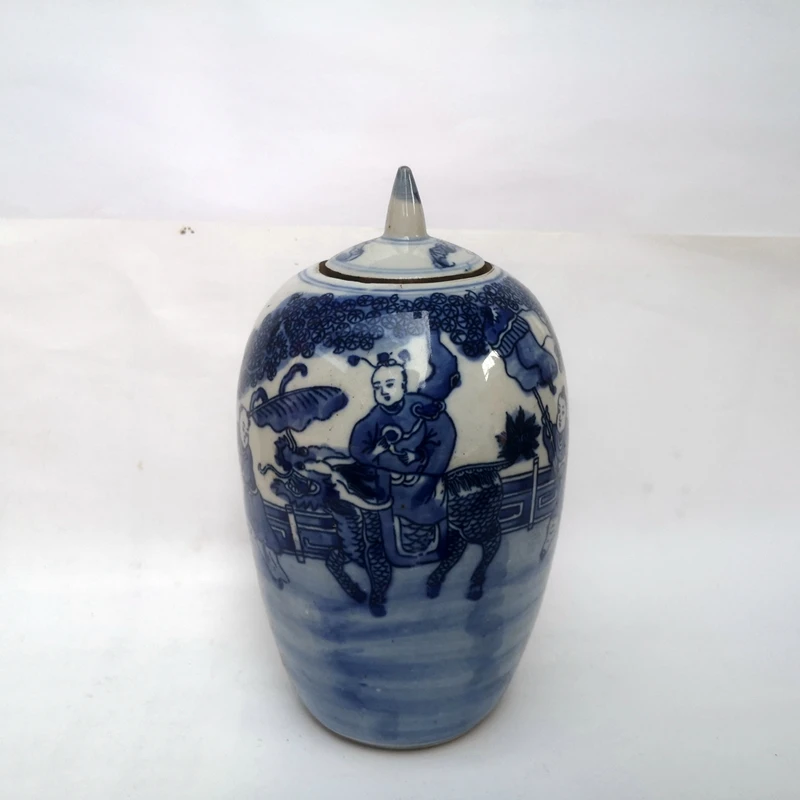 1919-art-antique-taille-208-×-138-cm-collection-chinois-vieux-pot-de-vase-kylin-boy-en-porcelaine-bleue-et-blanche