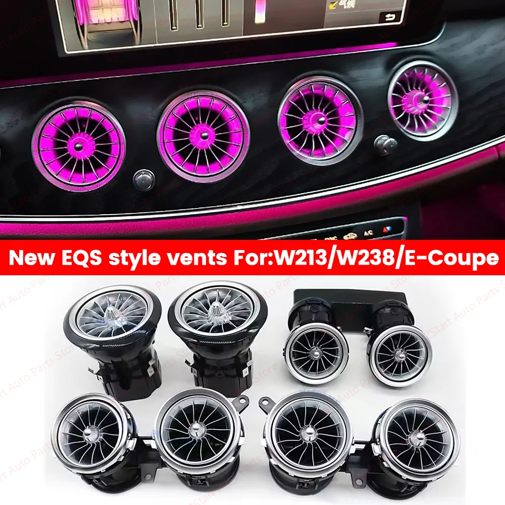 

Turbine Nozzle Ambient Light For Mercedes Benz E-Class W213 E Coupe w238 Led Air Vent Lamp New Outlet Turbo Interior Air Vent