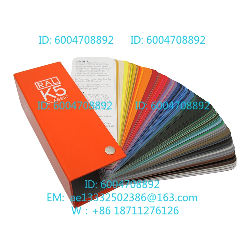 Germany Color Chart Ral K5 Classic Colour Guide RAL K5