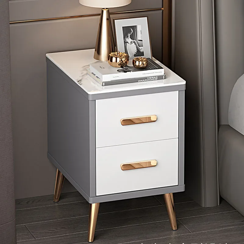 Comfortable Small Bedside Table Wooden Modern Drawers Mini Kawaii Nordic Nightstand White Meubles De Chambre Bedroom Furniture