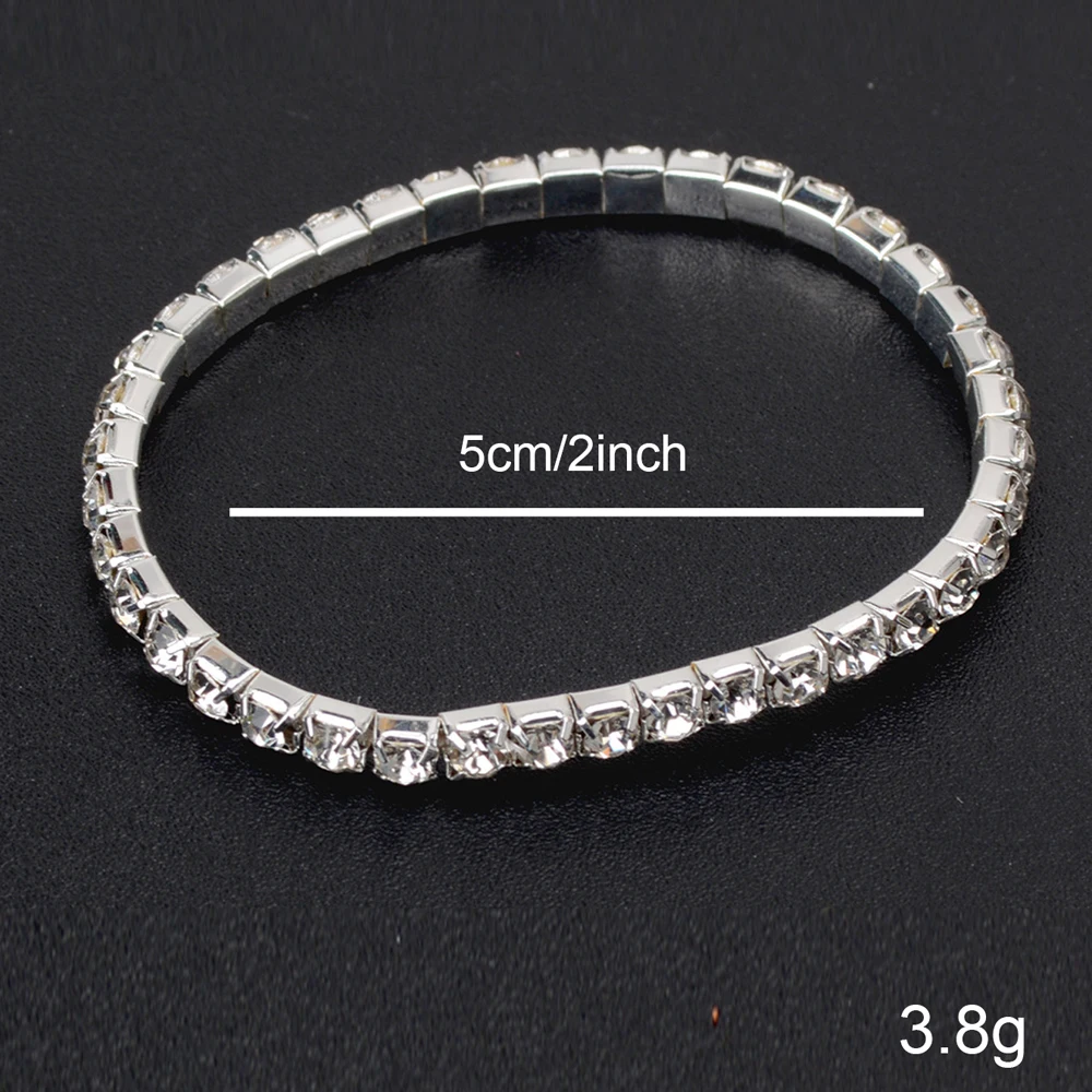6PCS Quartz Watch Set Women Fashion Silver Round 3 Eyes Alloy Strap Wristwatch Gift Rhinestone Watch For Women Jewelry Set