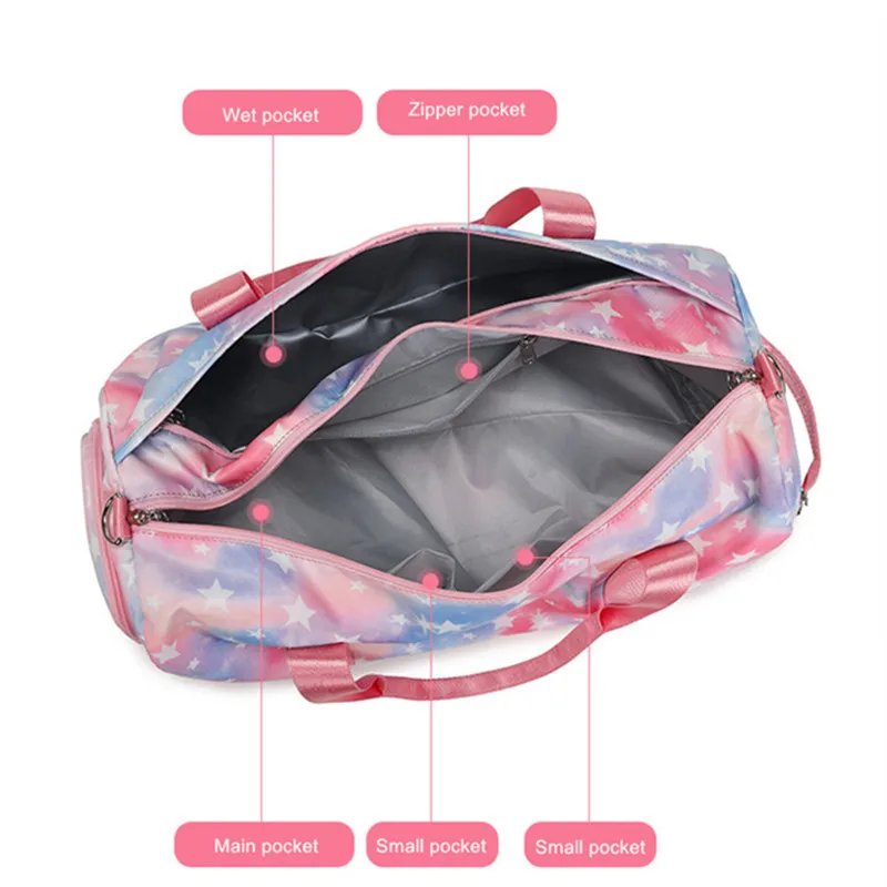 Sports Bags Waterproof Swimming Dry Wet Bolsa For Female Water Pool Fitness Shoes Pouch Girl Beach Packing Women's Gym Handbags