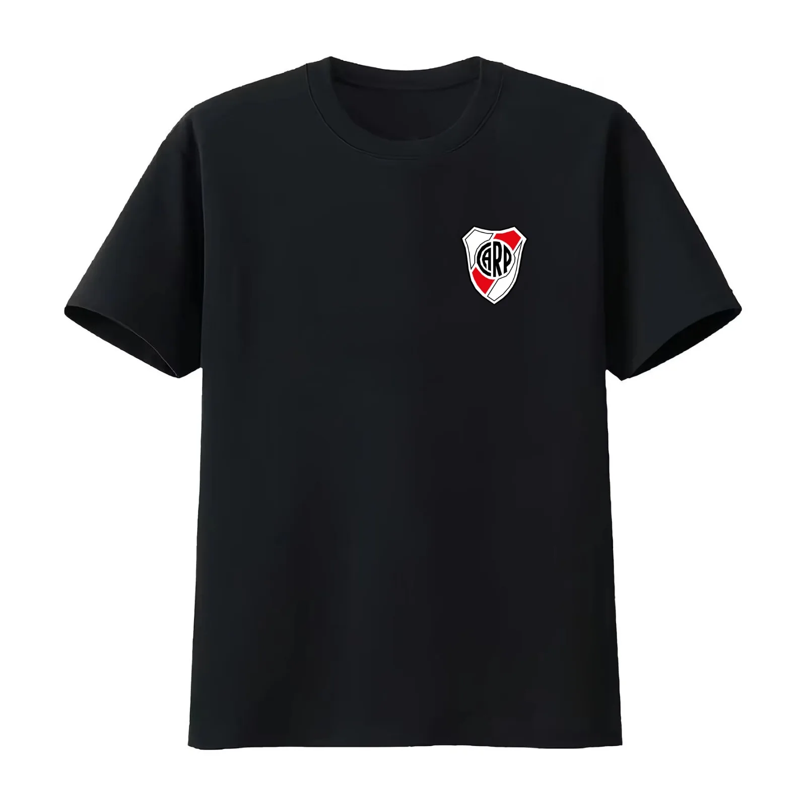 River Plate T-Shirt Summer Casual Cotton Tee Oversized Streetwear Tops Vintage Graphic Print Loose Fit Short Sleeve