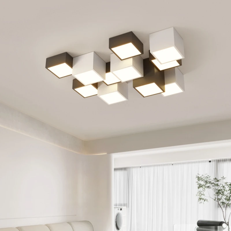 2026 Modern Minimalist LED Ceiling Lamps Living Room Bedroom Kitchen Study Chandelier Lights Indoor Home Decoration Lighting Fix