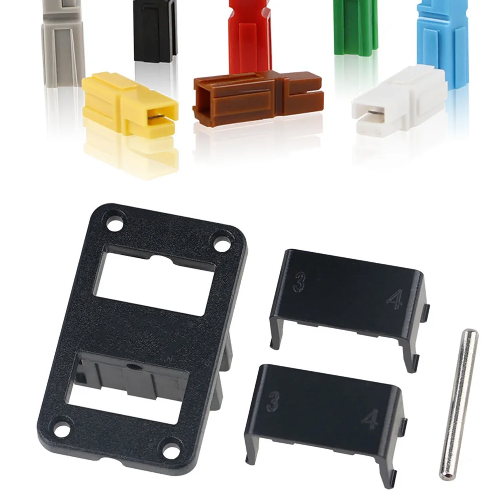 Power Plug FOR Anderson Single-pole Plug 30/45A 600V Fixed Mounting Bracket Panel Outdoor Power Plug Cable Connectors image 3