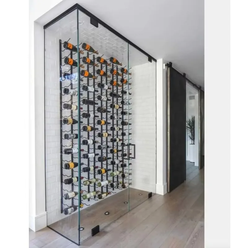 Family Use Under Cupboard Wine Rack Unique Large Wine Cabinet Style Modern Wine Cabinet