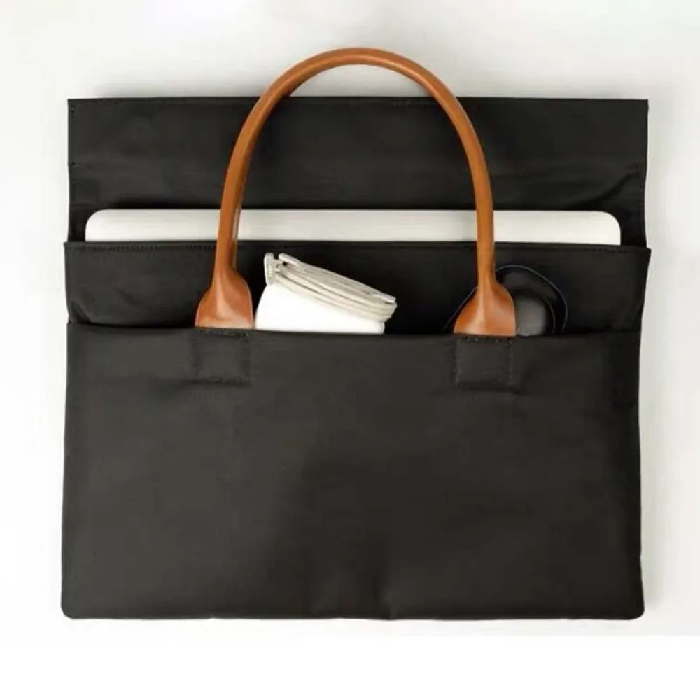 

With Handle Portable Laptop Bags Lightweight Soft Material Laptop Case Thin Multi-Layer Notebook Sleeve Business Briefcase