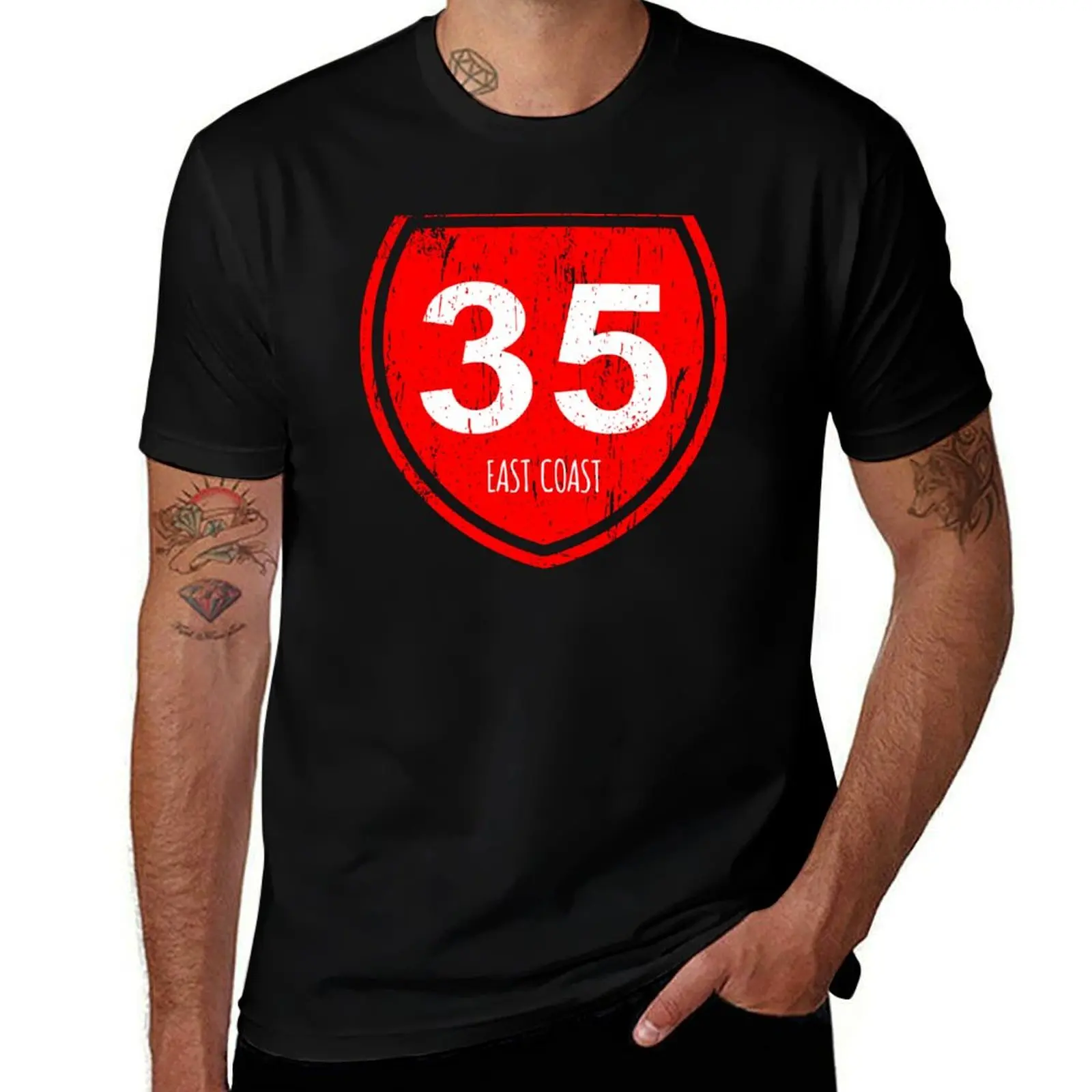 Highway 35 East Coast Aotearoa T-Shirt funny gifts graphics T-shirts man luxury clothing labubu men graphic t shirts