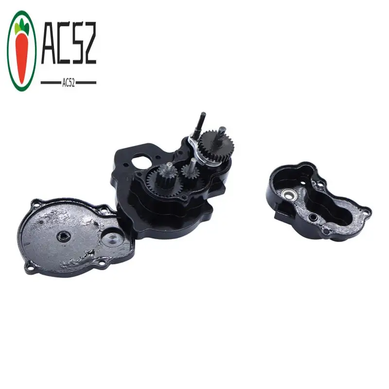 

AC52-For FMS FCX24 Metal Gearbox Gearbox With Steel Gear 1/24 RC Crawler Car Upgrade Parts Accessories, Red