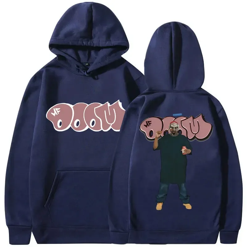 Rapper Mf Doom Graphic Hoodie Male Fashion Hip-Hop Trend Sweatshirt Men's Casual Hoodies Men Women Hip Hop Oversized Streetwear