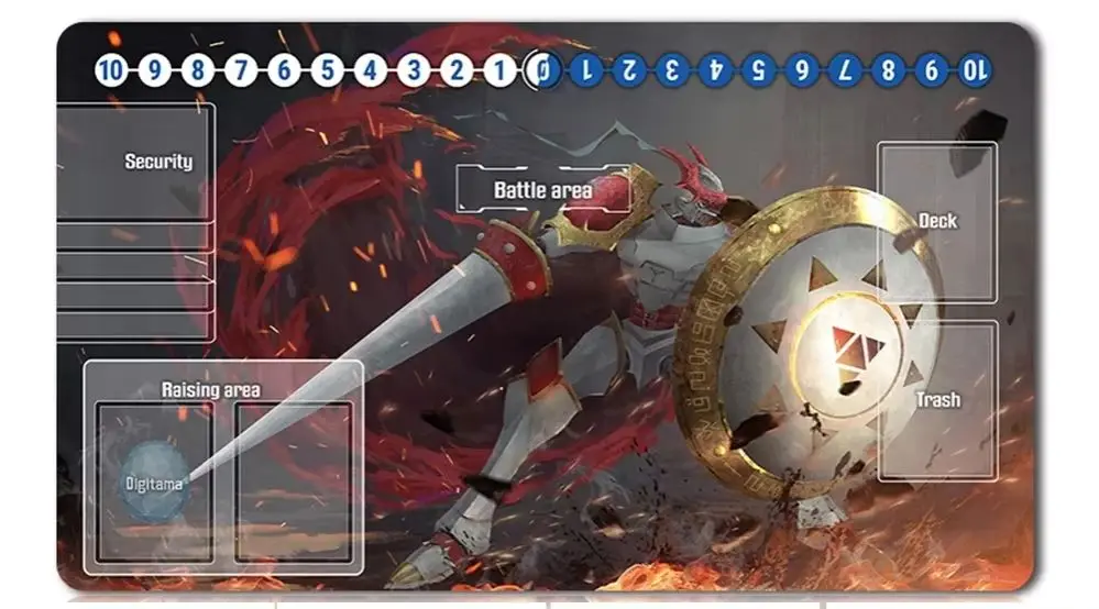 

3904495 - Board Game Digimon Playmat Size 60X35 cm Play Mats Compatible for DTCG