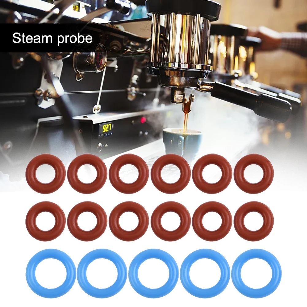 For Rich 9 Series Coffee Machine O-Ring Steam Probe  Replacement Parts Food Grade Silicone O-Ring Set Coffee Accessrie