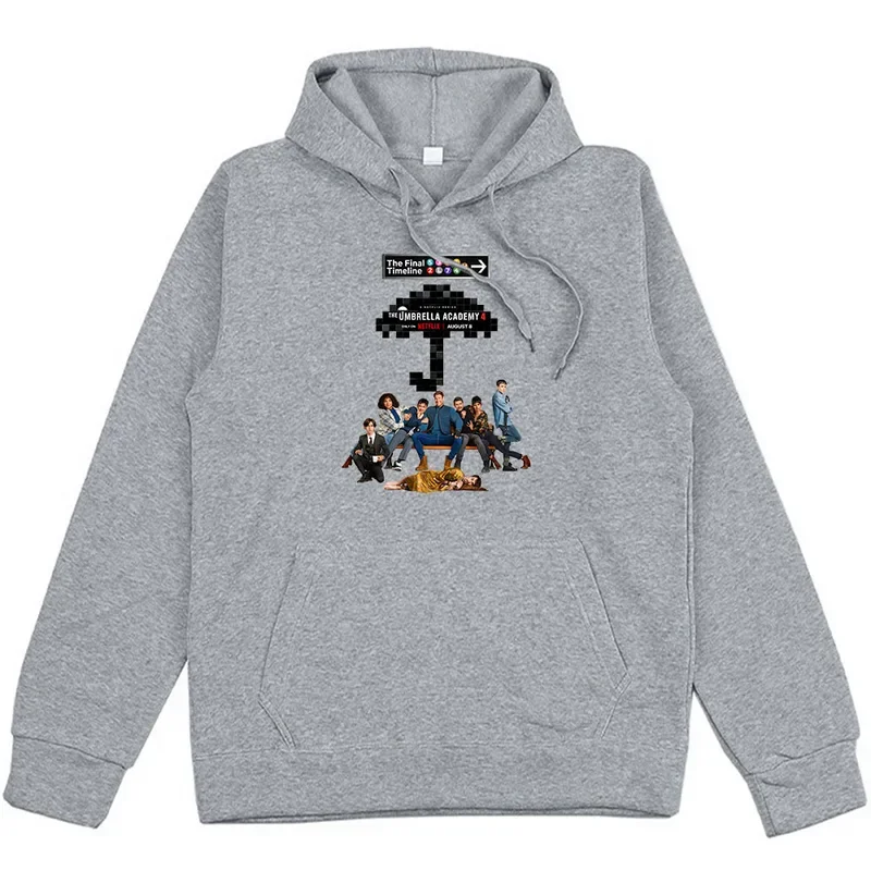 The Umbrella Academy Hoodies TV Series Graphic Printing Sweatshirt Winter/Fall Casual Long Sleeve Comfortable Sudaderas Men