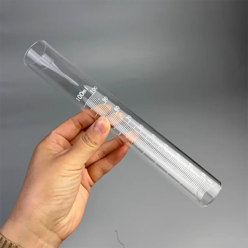 Petroleum density measuring cylinder 100ml anti-emulsification glass measuring cylinder anti-foam measuring cylinder 32×210