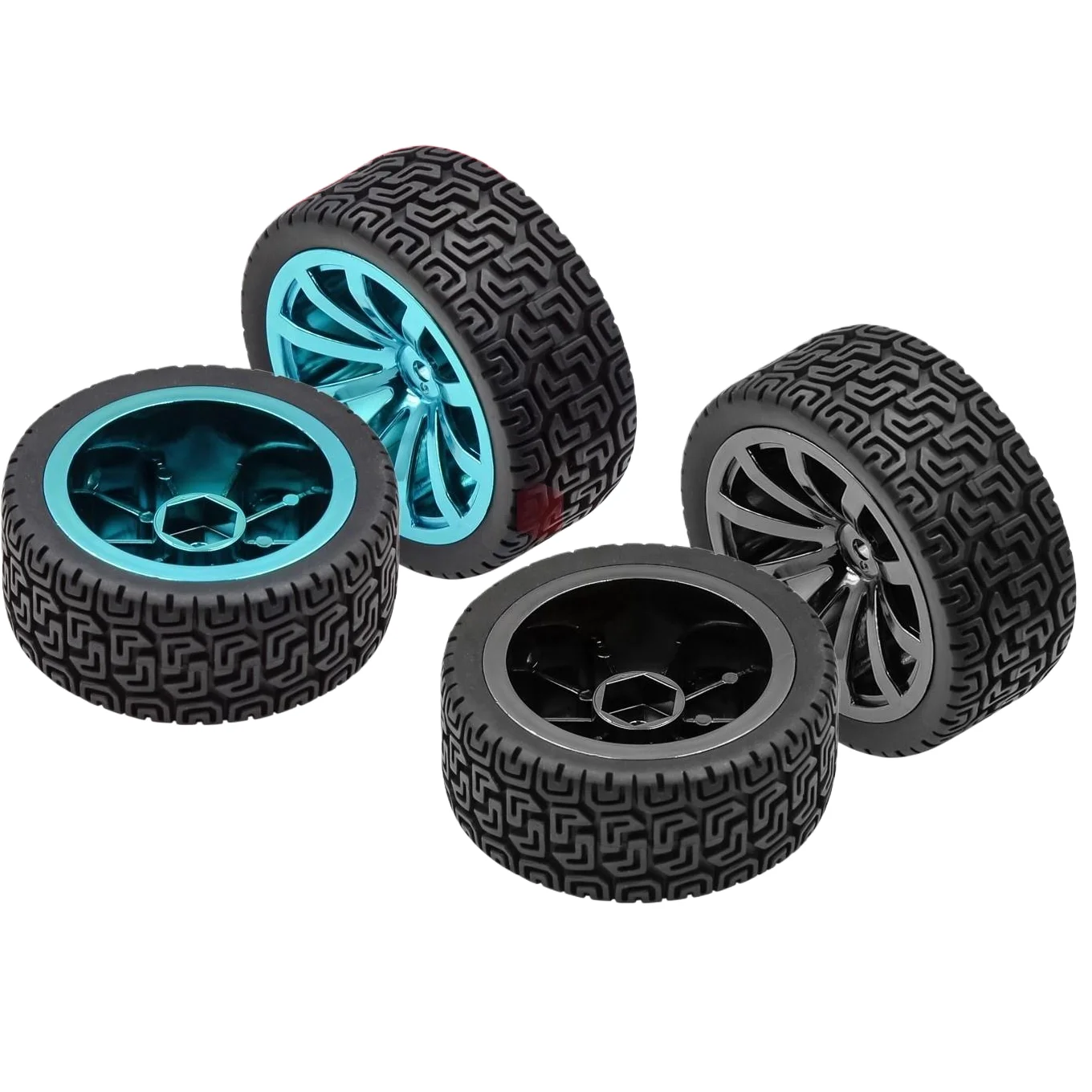 2pcs Car Tire Model, 65MM Tire, High Friction Wheel, Toy Smart Car Robot, Wheel, DIY