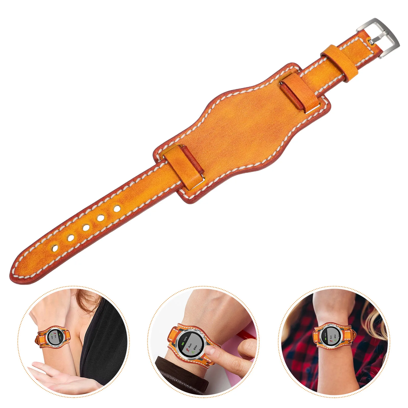 

Watch Band 20Mm Replacement Wristband Vintage Fashion Strap Comfortable Lightweight Durable Chic Casual