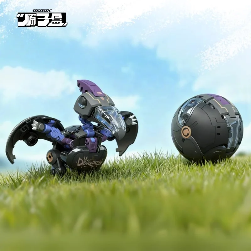 Disponibile Scatola atomica Serie di dinosauri Volare ding Trasformazione Giocattolo Piccola scala Action Figure Collezione di modelli Giocattolo Regalo