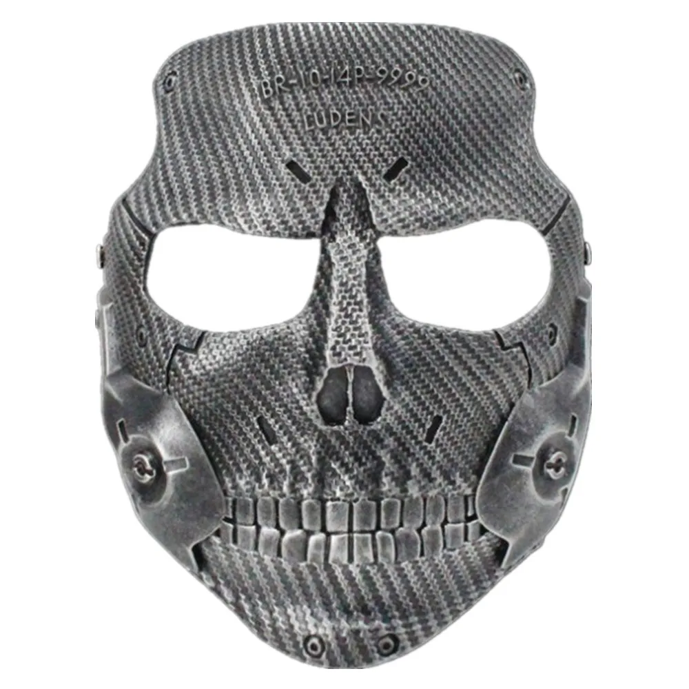 Die-Hard Man Half Face Mask, Halloween Dress Cosplay, Death Stranding, Resin, Game Character, COS