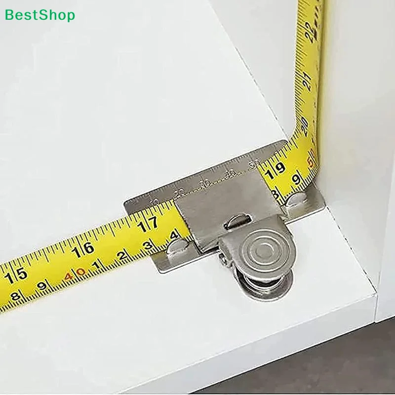 〔R〕1/2/3/4Pcs Metal Measuring Tape Clip Holder Precise Measuring Tool For Woodworking Positioning Easy To Mark Scribing Drawing