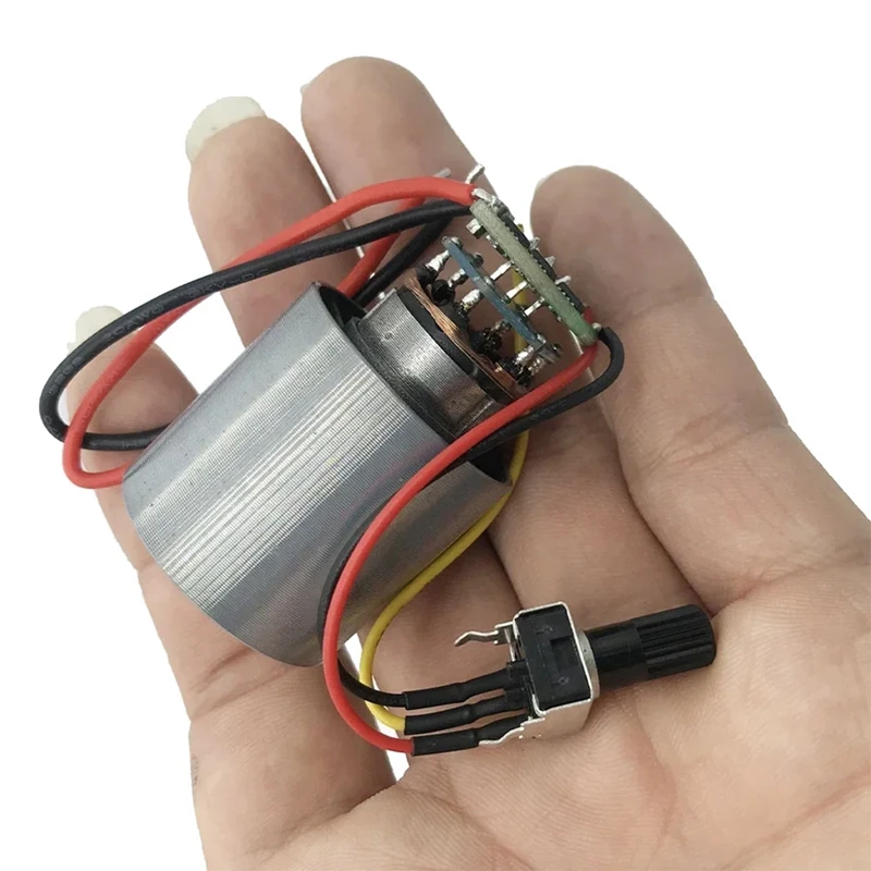 พัดลมไร้แปรงถ่านขนาดเล็ก100000รอบต่อนาทีพัดลมท่ออะลูมิเนียมอัลลอย CNC ปรับความเร็วได้