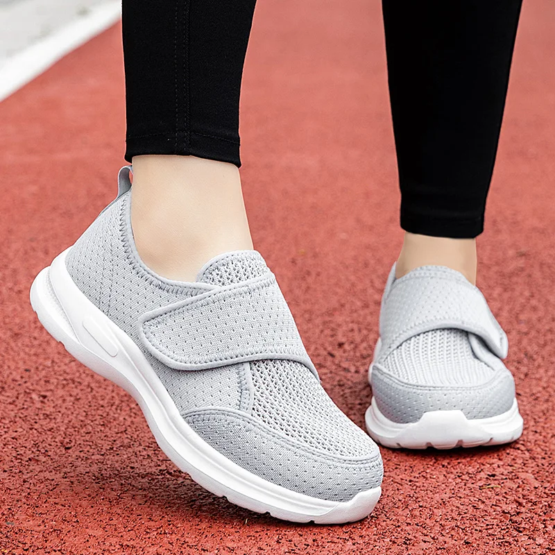 Unisex New Women Orthopedics Wide Feet Swollen Walking Casual Shoes Thumb Eversion Adjusting Soft Comfortable Diabetic Man Shoes