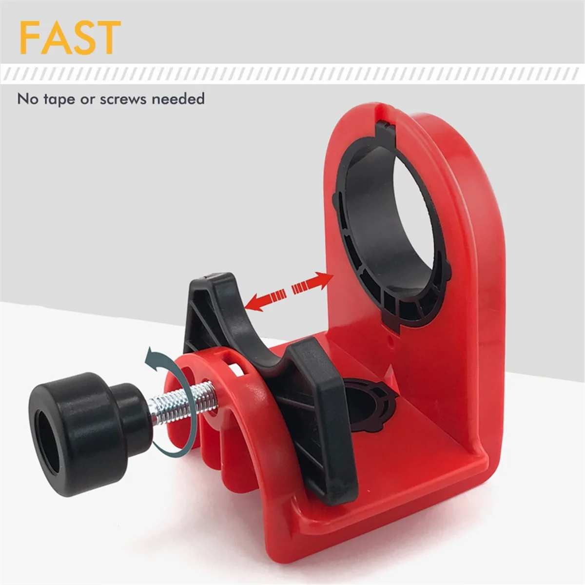 

A002 Door Lock Installation Kit, Door Lock Jig, Only for Wood Doors, Hole Saw Kit for Easy Lockset Installation Yellow