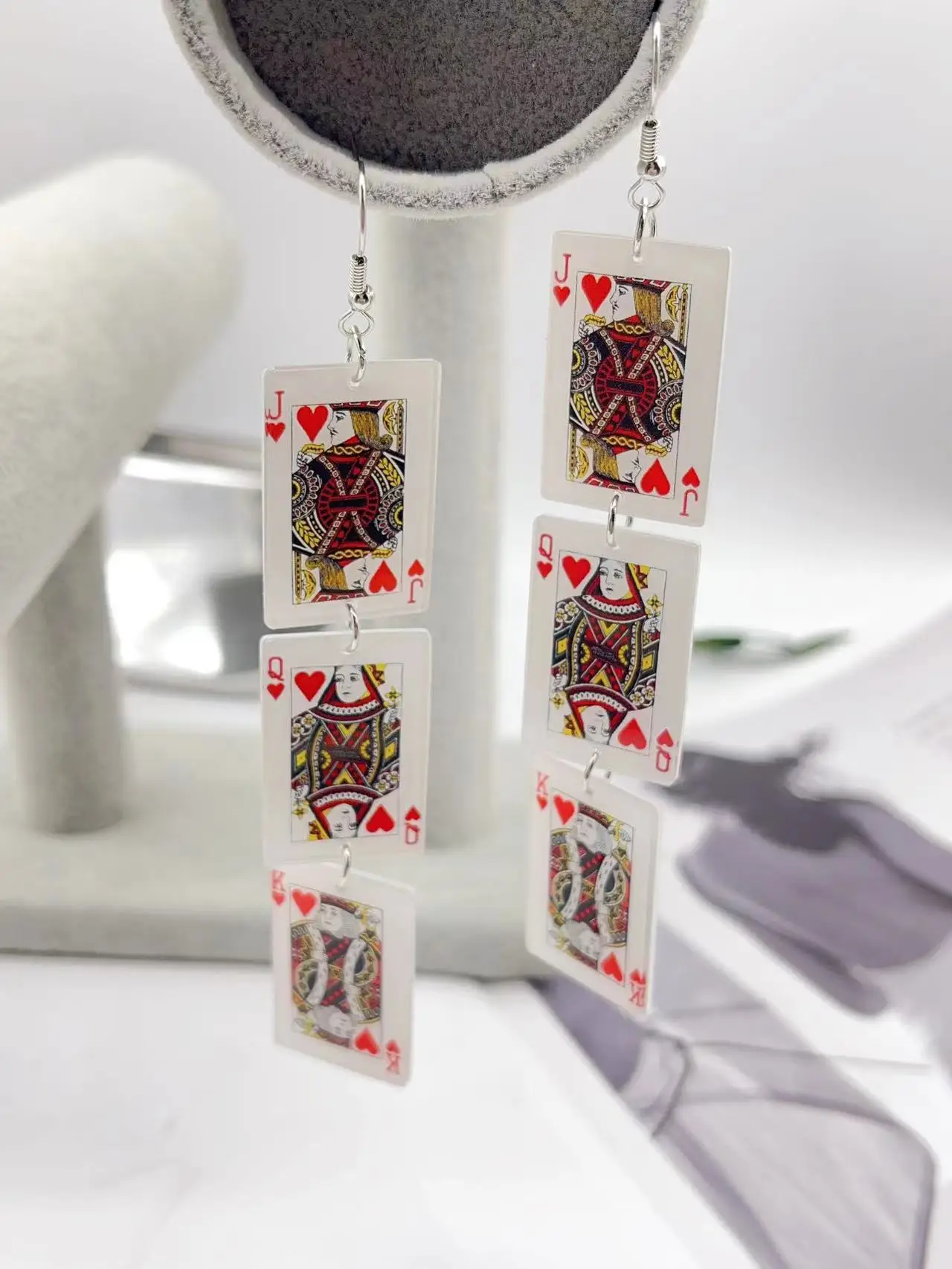 Jqk Poker Earring F… - image