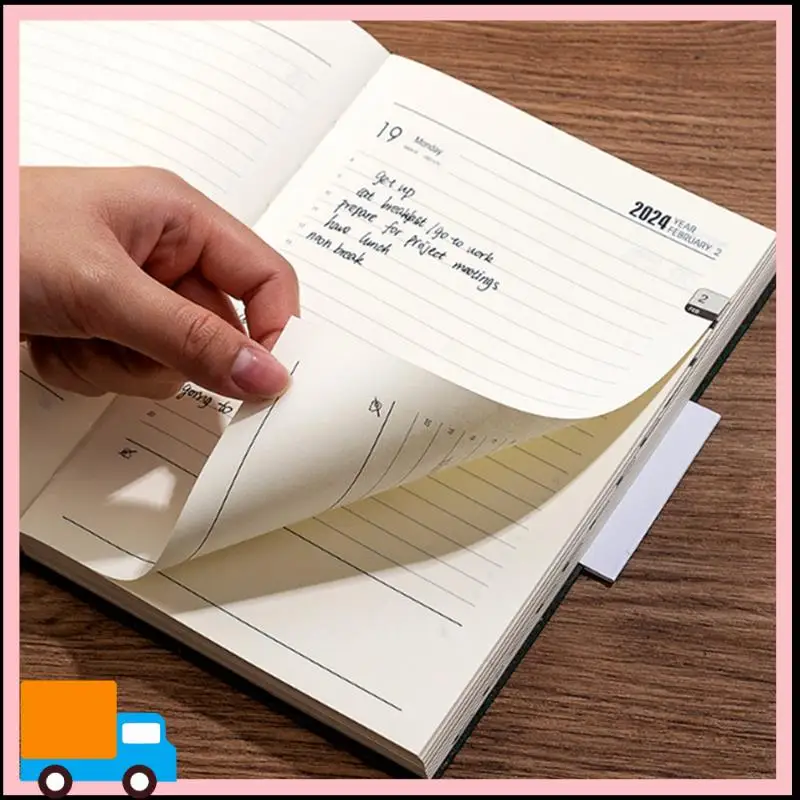 

Professional 2024 Journal Notebook, 360 Pages Hardcover Leather Notebook For Women Men, 5.7X8.3Inch, Black Durable High Guality