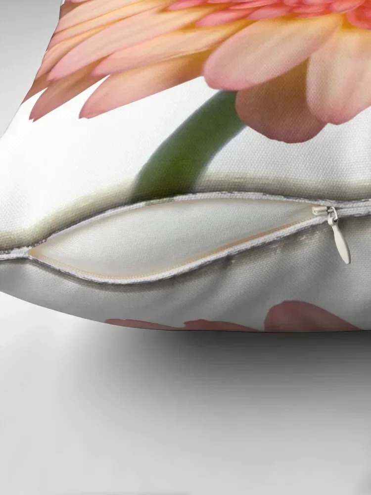 الوردي Gerbera ديزي رمي وسادة مستطيلة غطاء الوسادة وسائد للأريكة الزخرفية كيس وسادة الزخرفية وسادة
