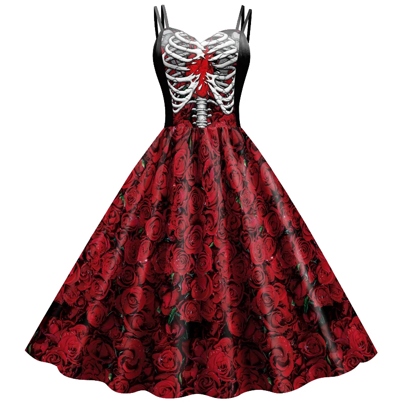 Adult Halloween Cosplay Vampire Costume Girl Black Tutu Dress Carnival Costumes for Girl Gothic Horror Clothes Halloween Gifts - view 4