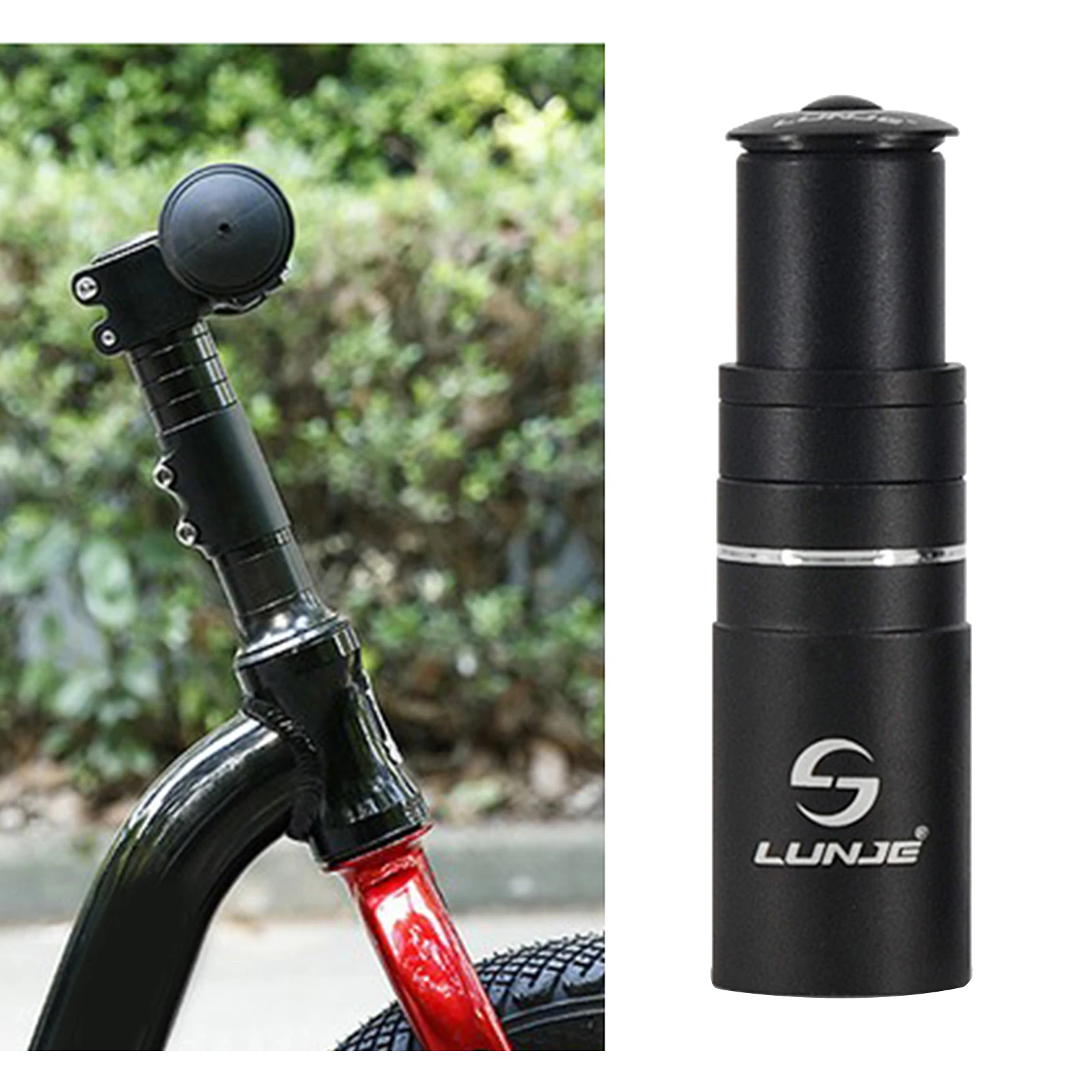 Fork Stem Extender Handlebar Riser Adapter for Mountain Bikes 28.6mm