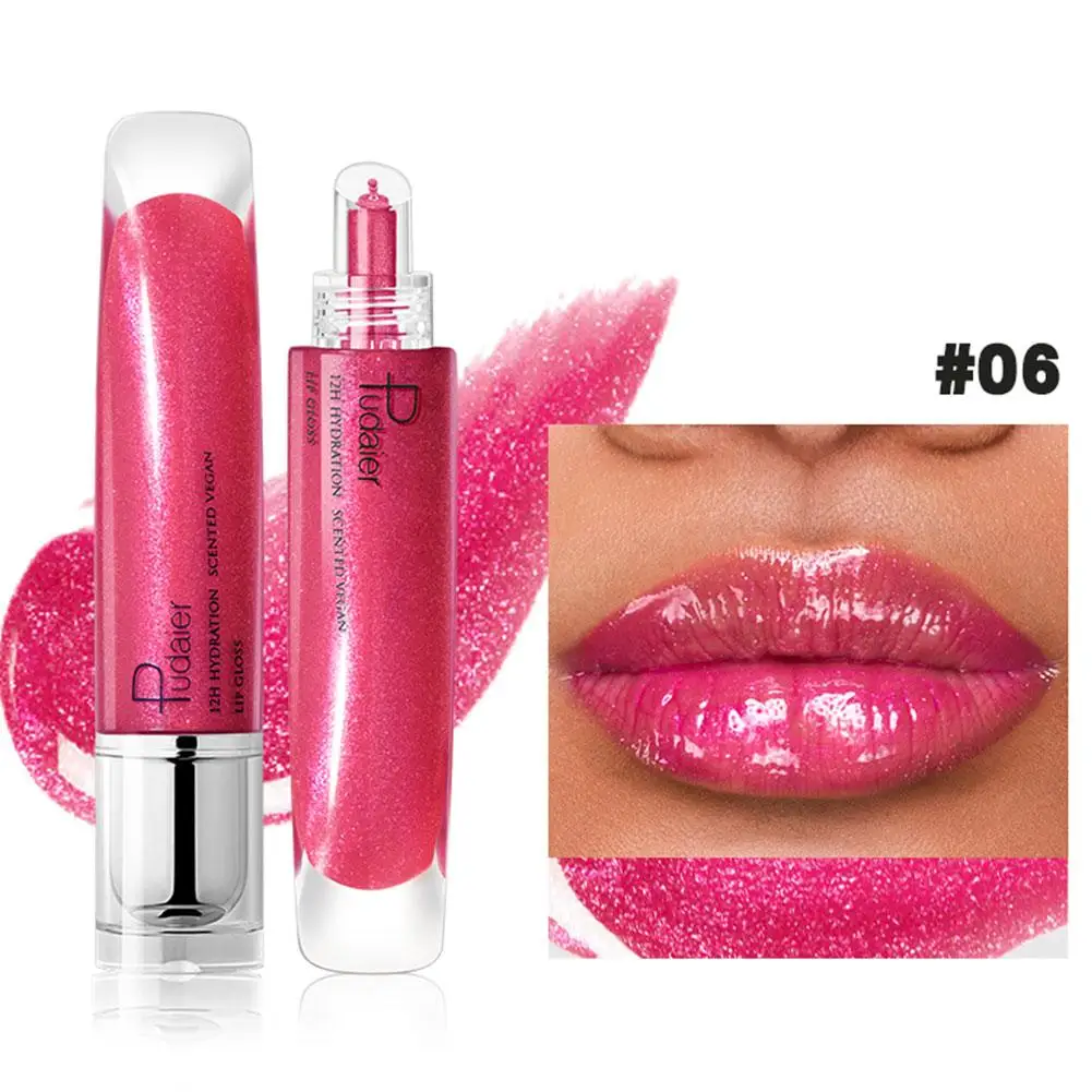 Spiegel Water Lipgloss Waterdichte Hydraterende Doorschijnende Make-Up Glitter Plof Rode Cosmetische Lip Nude Shimmer Lip F4b1