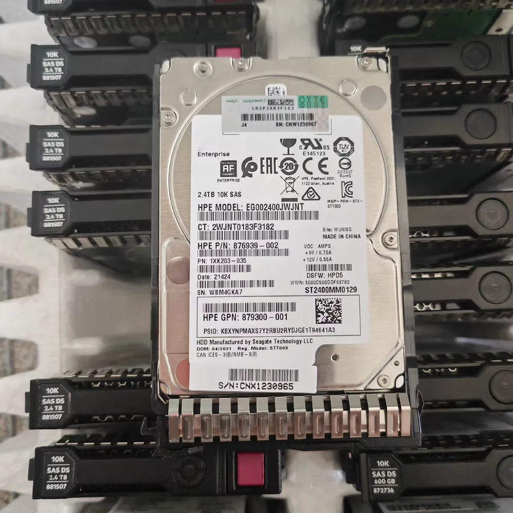 

2.4T 881457-B21 881507-001 For HPE 2.4TB SAS 12G 10K 2.5 HDD Hard Disk