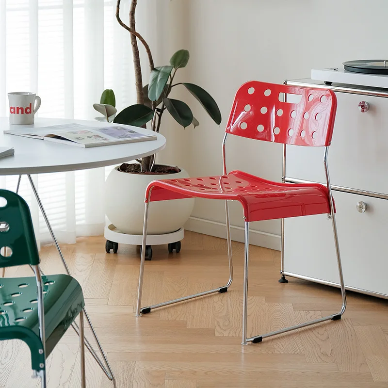 Restaurant CaveCafe Milk Tea Shop Stapelbarer Rückenlehnenstuhl Home Modern Dining