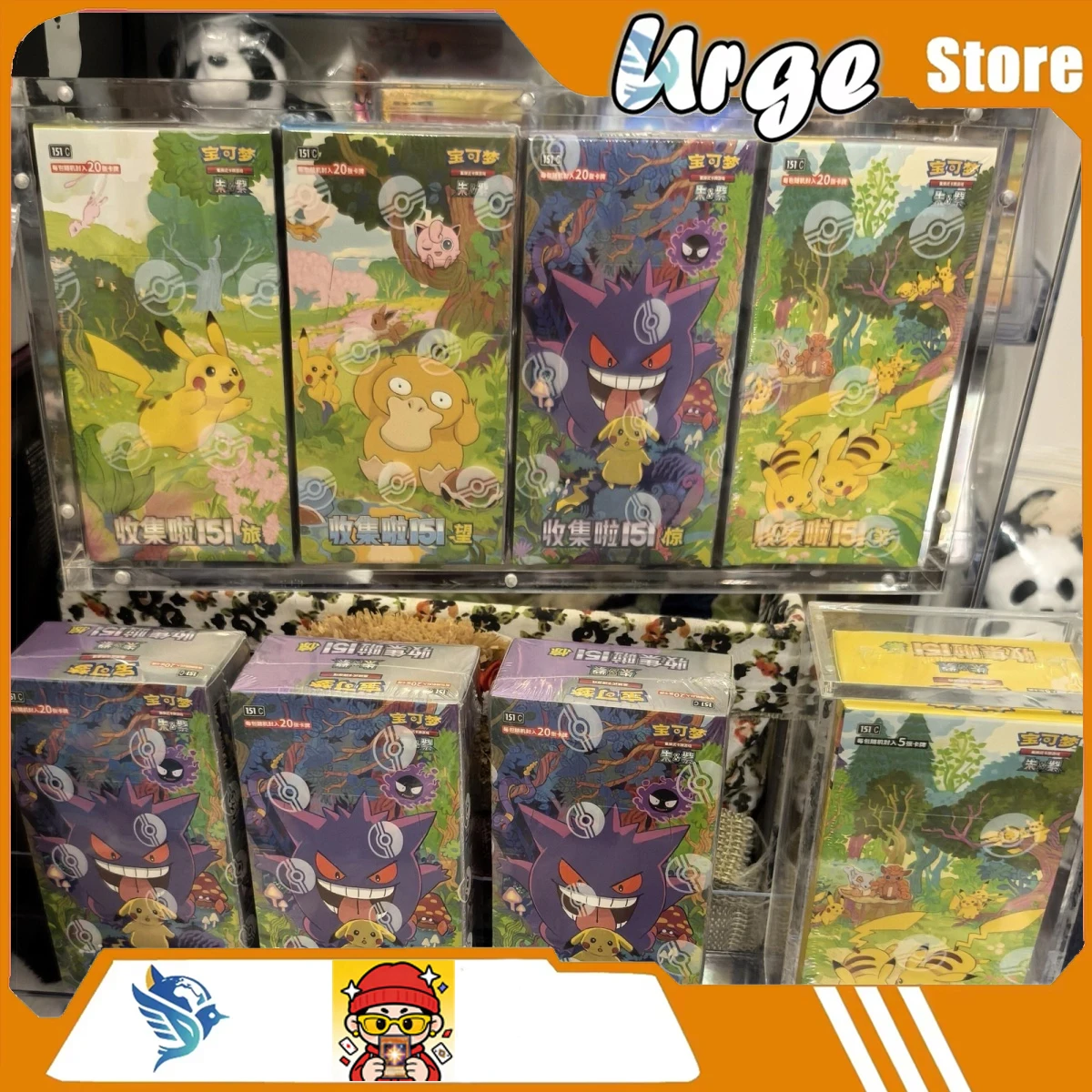 pokemon-pikachu-gengar-bulbasaur-mewtwo-collection-card-anime-periphery-cute-surprise-gift-like-trendy-toys-rare-ornament