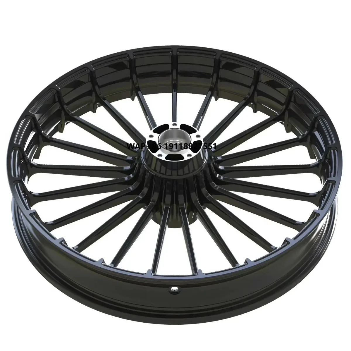 

For Motorcycle Wheels Rim Accessories New Black Aluminum Alloy Front & Rear Wheel Hub Condition New
